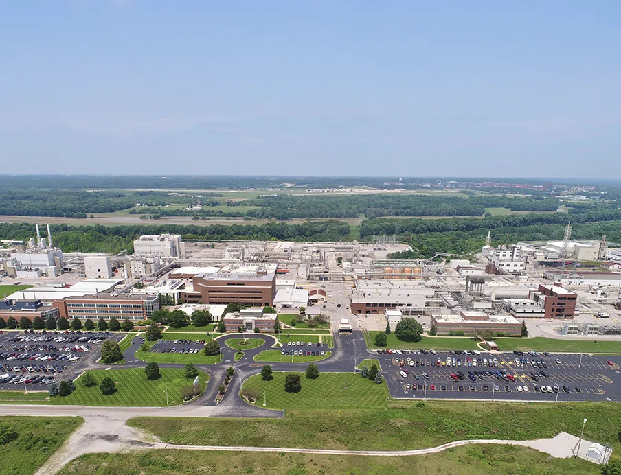 Tippecanoe ist der zweitgrößte Standort von Evonik in den USA und zählt zu den weltweit größten Produktionsstätten für pharmazeutische Wirkstoffe