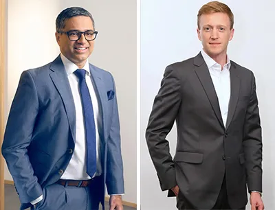 Shashank Deshpande und Dr. Armin Wiesler von Boehringer Ingelheim