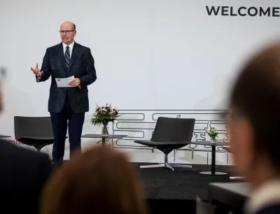 Paul Perreault, CEO und Managing Director CSL, besuchte den Standort Marburg anlässlich der Vorstellung des neuen F&E-Campus M600, Bild: CSL Paul Perreault, CEO und Managing Director CSL, besuchte den Standort Marburg anlässlich der Vorstellung des neuen F&E-Campus M600