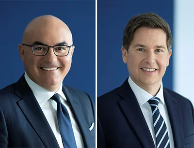 Pierluigi Antonelli und Michael Moser, Bild: Fresenius Pierluigi Antonelli und Michael Moser