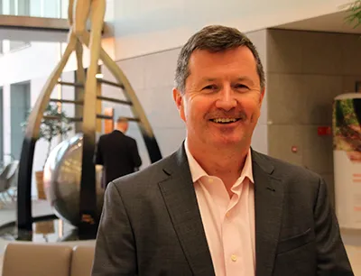 John McGrath, Senior Vice President Global Industrial Operations & Impfstoff bei Glaxo Smith Kline, Bild: pharmaindustrie-online.de, Susanne Woggon John McGrath, Produktionsleiter Impfstoffe bei Glaxo Smith Kline