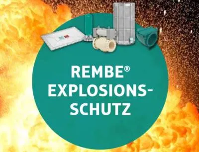 REMBE ist der Spezialist für Explosionsschutz und Druckentlastung weltweit. Das Unternehmen bietet Kunden branchenübergreifend Sicherheitskonzepte für Anlagen und Apparaturen, Bild: Rembe REMBE ist der Spezialist für Explosionsschutz und Druckentlastung weltweit