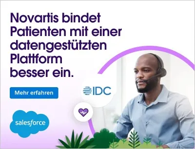 Das neue CRM erleichtert die Interaktion mit Patienten und unterstützt klinische Studien, Bild: Salesforce Das neue CRM erleichtert die Interaktion mit Patienten und unterstützt klinische Studien.
