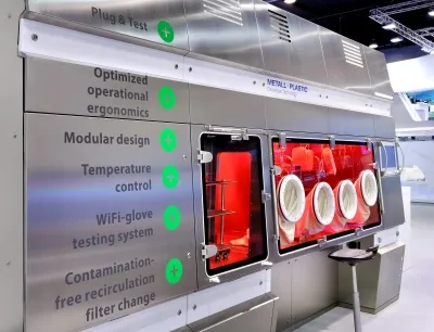 Zu den neuen Features des Stiso zählt untere anderem der modulare Aufbau. Damit lässt er sich auf Anwenderbedürfnisse individuell anpassen, Bild: Optima Packaging Group Zu den neuen Features des Stiso zählt untere anderem der modulare Aufbau