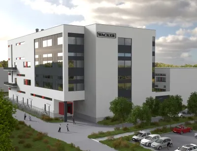 Mit dem Bau des mRNA-Kompetenzzentrums sollen sich die Produktionskapazitäten am Wacker-Standort in Halle mehr als verdreifachen
