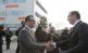 Dr. Ronald Seeliger, CEO von Hemofarm und der serbische Premierminister Aleksandar Vučić auf der Einweihungsfeier