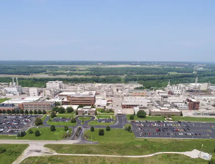 Tippecanoe ist der zweitgrößte Standort von Evonik in den USA und zählt zu den weltweit größten Produktionsstätten für pharmazeutische Wirkstoffe